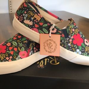 NWT Riffle Paper company floral Keds